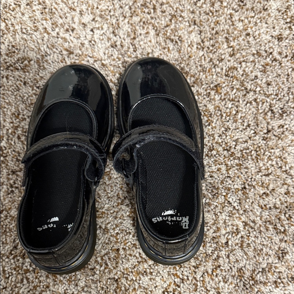 Dr. Martens Shiny Black Kids Dress Shoes